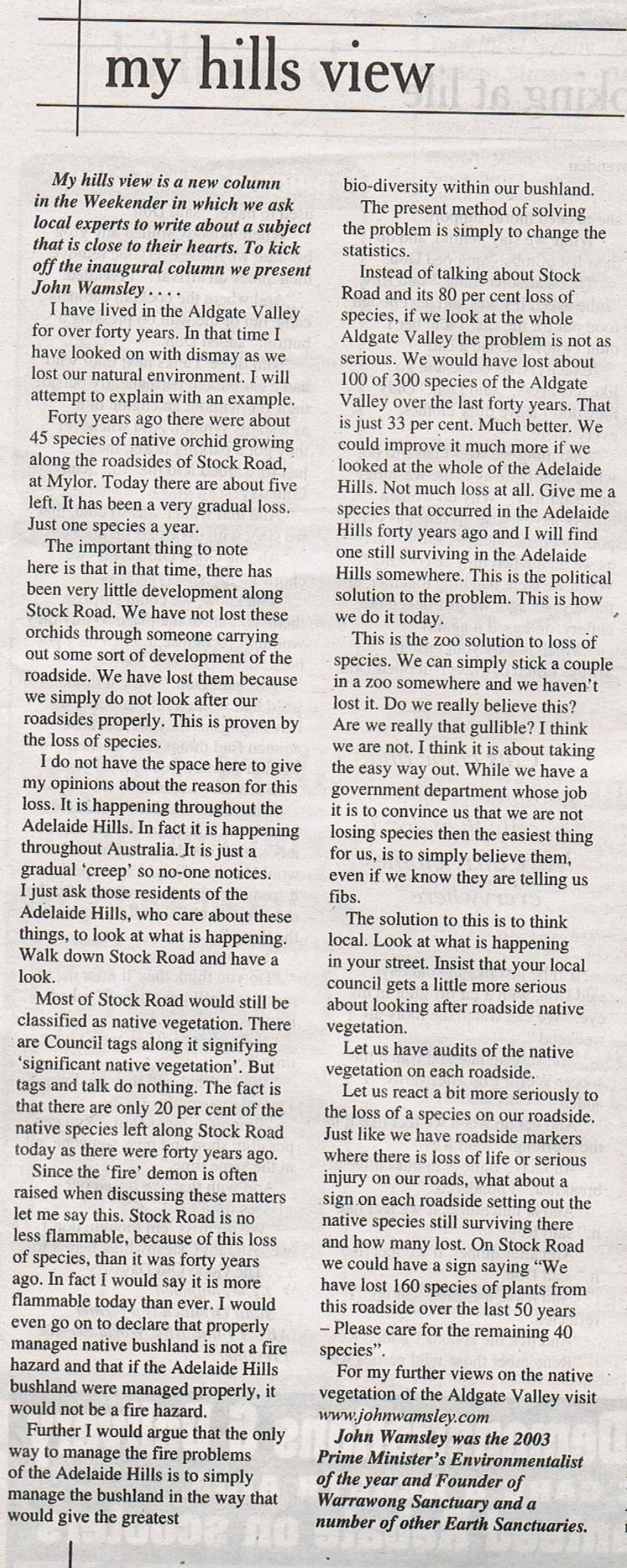 weekener article